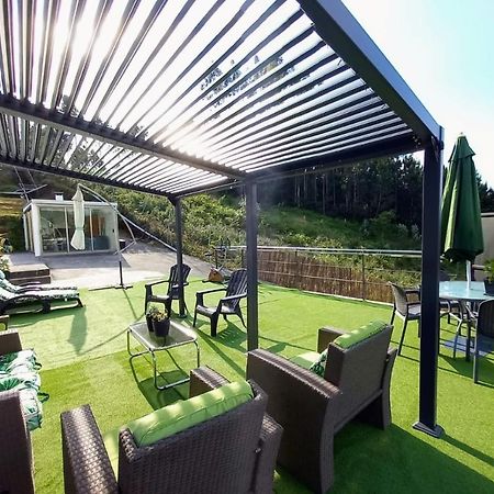 Casa Rocha Velha Con Terraza Y Piscina Particular Apartment ซานติอาโก เด กอมโปสเตลา ภายนอก รูปภาพ