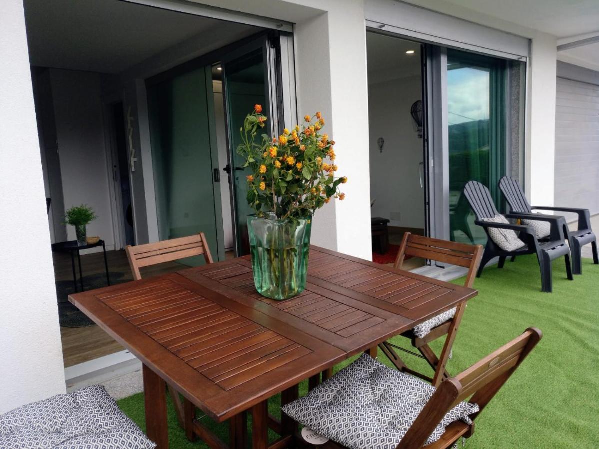 Casa Rocha Velha Con Terraza Y Piscina Particular Apartment ซานติอาโก เด กอมโปสเตลา ภายนอก รูปภาพ