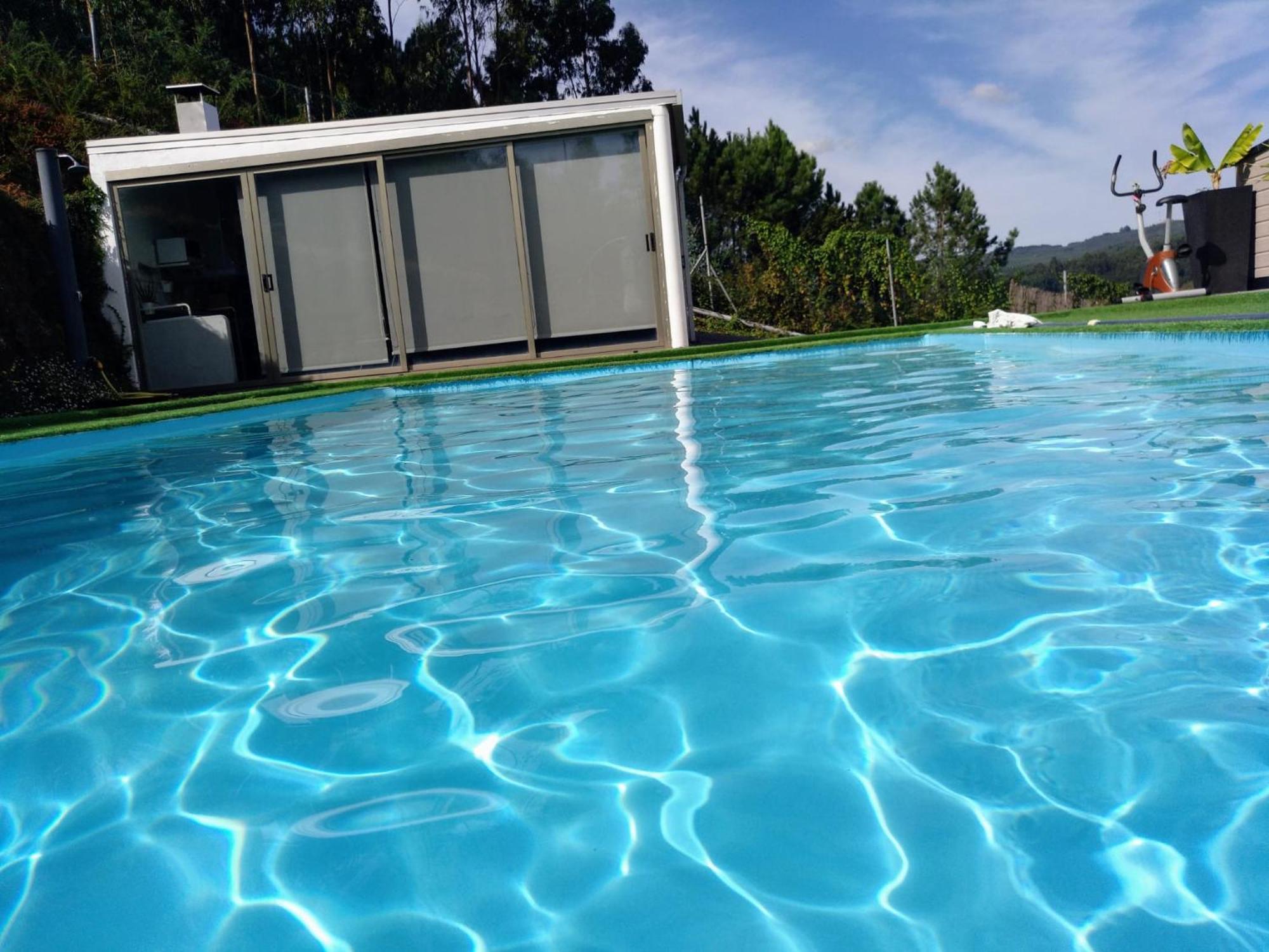 Casa Rocha Velha Con Terraza Y Piscina Particular Apartment ซานติอาโก เด กอมโปสเตลา ภายนอก รูปภาพ